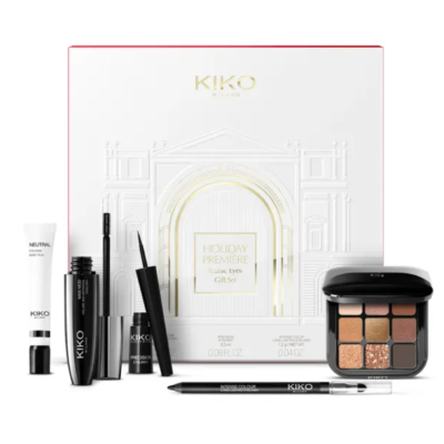 Подарунковий набір Kiko Milano Holiday Premiere Iconic Eyes Gift Set 10ml + 12ml + 2.5ml + 1.2g + 2.5g