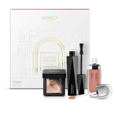 Подарунковий набір Kiko Milano Holiday Premiere Total Look Makeup Gift Set 3 шт