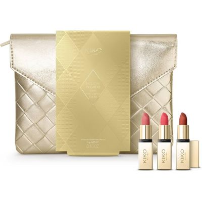 Подарунковий набір Kiko Milano Holiday Premiere Love міні-помади Mini Lipstick Gift Set 3г *3 шт