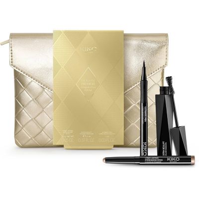 Подарунковий набір Kiko Milano Holiday Premiere для макіяжу очей  Золотистий