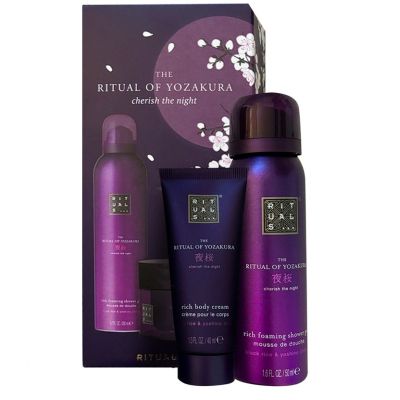 Подарунковий міні-набір Rituals The Ritual Of Yozakura Cherish The Night пінка + крем для тіла Подарунковий міні-набір Rituals The Ritual Of Yozakura Cherish The Night пінка + крем для тіла