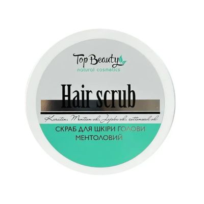 Скраб для шкіри голови Top Beauty Hair scrub ментоловий 250 мл Скраб для шкіри голови Top Beauty Hair scrub ментоловий 250 мл