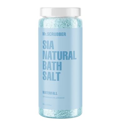 Парфумована сіль для ванни Mr.SCRUBBER Sia Natural Bath Salt Waterfall 600 g Парфумована сіль для ванни Mr.SCRUBBER Sia Natural Bath Salt Waterfall 600 g