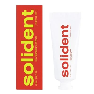 Зубна паста відбілювальна Solident Daily Whitening Pineapple Mint 25 мл Зубна паста відбілювальна Solident Daily Whitening Pineapple Mint 25 мл