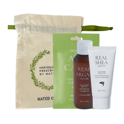 Набір мініатюр з шампунем Rated Green Real Argan 100 мл