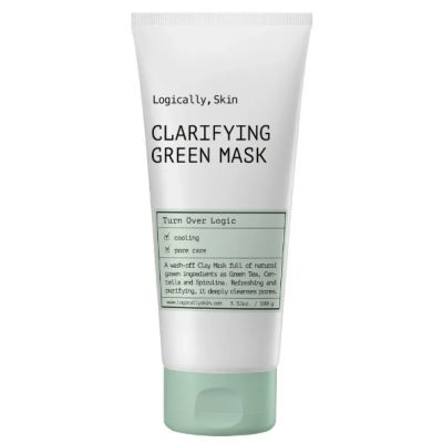 Очищувальна маска з глиною та спіруліною Logically, Skin Clarifying Green Mask 100 г Очищувальна маска з глиною та спіруліною Logically, Skin Clarifying Green Mask 100 г