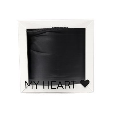 Шовковий тюрбан "Чорна класика" MY HEART - Black Classic