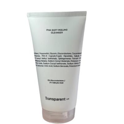 Очищуючий засіб для обличчя з ефектом пілінгу Transparent Lab PHA Soft Peeling Cleanser 150 мл