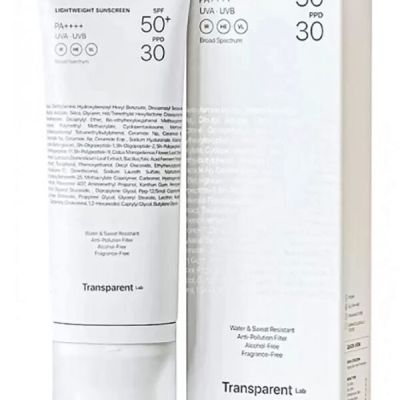 Ультралегкий сонцезахисний крем Transparent Lab Invisible Sunscreen SPF50+ 100 мл