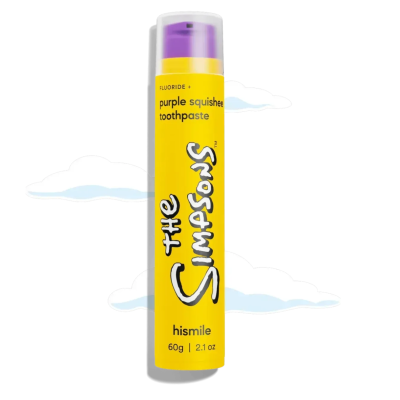 Зубна паста з фруктовим ароматом Hismile The Simpsons Purple Squishee Toothpaste 60g