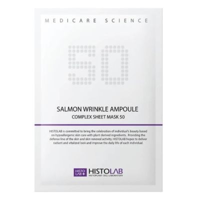 Маска на нетканній основі «Проти зморшок» HISTOLAB Salmon Wrinkle Ampoule Complex Sheet Mask 30 g