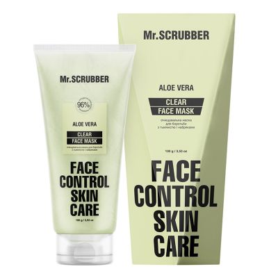 Очищувальна маска для боротьби з тьмяністю і набряками Mr.SCRUBBER Clear Face Control 100 мл Очищувальна маска для боротьби з тьмяністю і набряками Mr.SCRUBBER Clear Face Control 100 мл