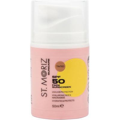 Тонуючий сонцезахист для обличчя St Moriz Suncare SPF 50 Tinted Face Sunscreen 50ml