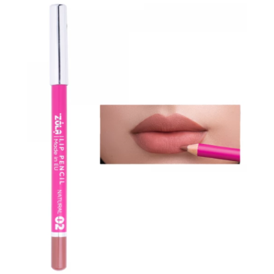 (Уцінка) Олівець для губ ZOLA Lip Pencil 02 Natural бежевий нюд