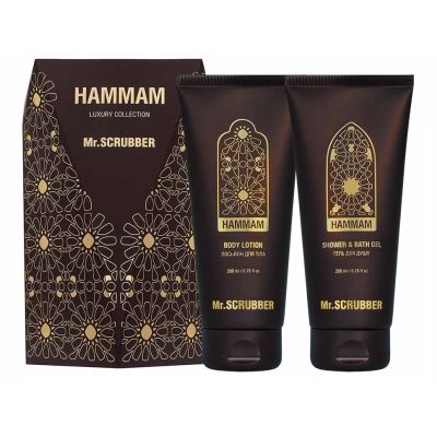 Подарунковий набір Mr.SCRUBBER Hammam (лосьйон для тіла 200 мл+ гель для душу 200 мл)