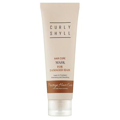 Незмивна термозахисна маска для пошкодженого волосся CURLYSHYLL Hair Cure Mask 100 мл Незмивна термозахисна маска для пошкодженого волосся CURLYSHYLL Hair Cure Mask 100 мл
