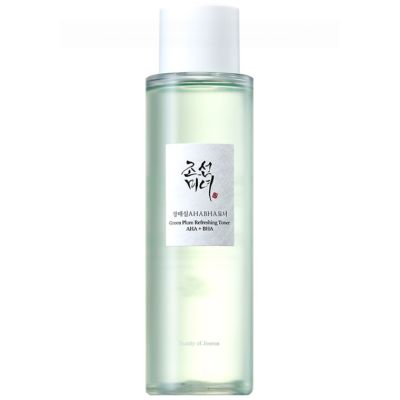Щоденний зволожуючий та відлущуючий тонер BEAUTY OF JOSEON Green Plum Refreshing Toner AHA + BHA 150 мл