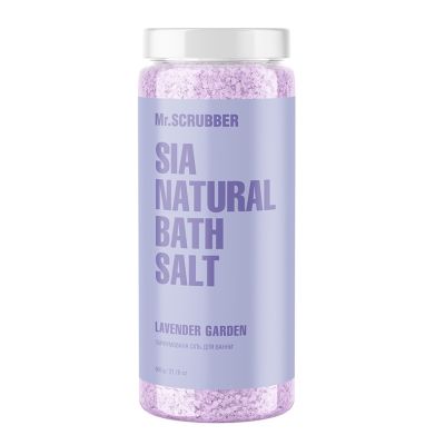 Парфумована сіль для ванни Mr.SCRUBBER Sia Natural Bath Salt Lavender Garden 600 g Парфумована сіль для ванни Mr.SCRUBBER Sia Natural Bath Salt Lavender Garden 600 g