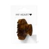 Міні крабик для волосся "Шоколадний трюфель" MY HEART - Chocolate Truffle