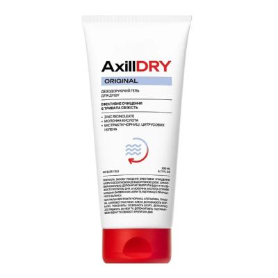 Дезодоруючий гель для душу AxillDRY Original 200 мл Дезодоруючий гель для душу AxillDRY Original 200 мл