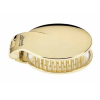 Щітка для волосся з дзеркалом Janeke Luxe Gold 21,5x9 см Золото Щітка для волосся з дзеркалом Janeke Luxe Gold 21,5x9 см Золото
