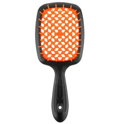 Щітка для волосся Janeke Superbrush  20 см*8 см Чорно-помаранчева