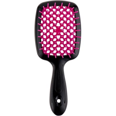 Щітка для волосся Janeke Superbrush 20 см*8 см чорно-фуксія Щітка для волосся Janeke Superbrush 20 см*8 см чорно-фуксія