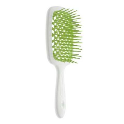 Щітка для волосся Janeke Superbrush  20 см*8 см біло-зелена