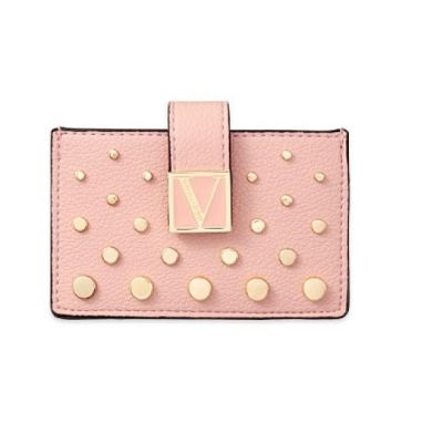 Гаманець-кардхолдер Victoria's Secret The Victoria Card Case Keychain Рожевий