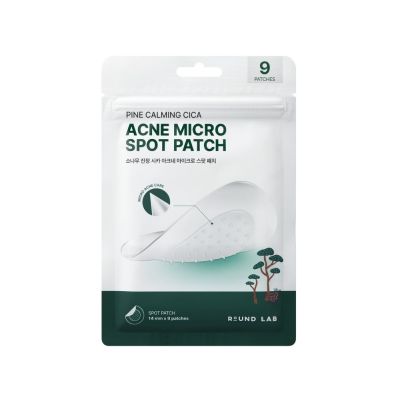 Мікроголкові патчі проти прищів ROUND LAB Pine Calming Cica Acne Micro Spot Patch 9 patches