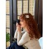 Набір заколок для волосся MY HEART Barrette Clips Black Місячна перлина Перлинний 2 шт Набір заколок для волосся MY HEART Barrette Clips Black Місячна перлина Перлинний 2 шт