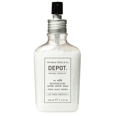 Зволожуючий бальзам після гоління чорний перець DEPOT 408 Moisturizing After Shave Balm 100 мл