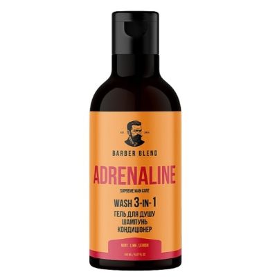 Подарунок Засіб для душу 3в1 Adrenaline Barber Blend 150 мл