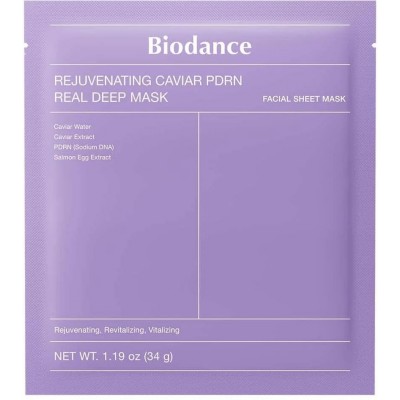 Омолоджувальна гідрогелева маска BIODANCE REJUVENATING CAVIAR PDRN REAL DEEP MASK 34 g Омолоджувальна гідрогелева маска BIODANCE REJUVENATING CAVIAR PDRN REAL DEEP MASK 34 g