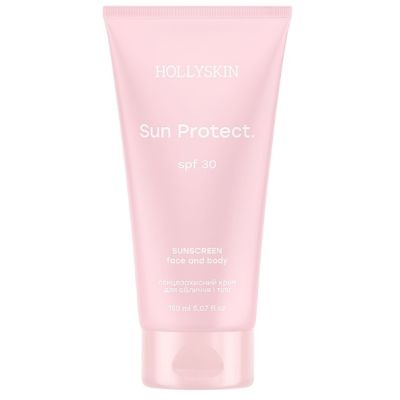 Сонцезахисний крем для обличчя і тіла HOLLYSKIN Sun Protect. SPF 30, 150 ml