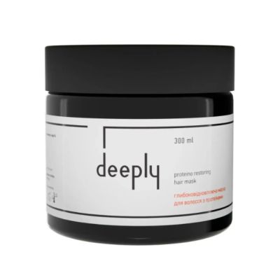Глибоковідновлююча маска для волосся з протеїнами Deeply protein restoring hair mask 300 мл