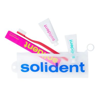 Набір для подорожей Solident travel kit Mint Peach 25 мл Набір для подорожей Solident travel kit Mint Peach 25 мл
