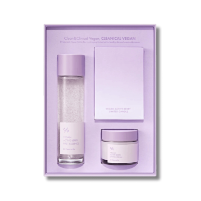 Набір косметики з ресвератролом та журавлиною Dr.Ceuracle Vegan Active Berry Set 75 г, 150 мл