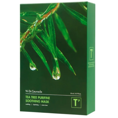 Маска заспокійлива з екстрактом чайного дерева Dr.Ceuracle Tea Tree Purifine 23 мл 10 шт Маска заспокійлива з екстрактом чайного дерева Dr.Ceuracle Tea Tree Purifine 23 мл 10 шт