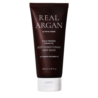 Маска для волосся Deep Conditioning Hair Mask Rated Green REAL ARGAN 200 мл Маска для волосся Deep Conditioning Hair Mask Rated Green REAL ARGAN 200 мл