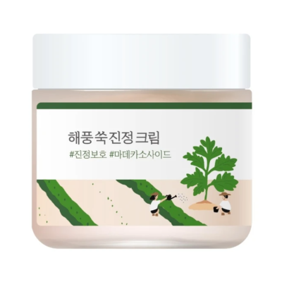 Заспокійливий крем з морським полином ROUND LAB Mugwort Calming Cream 80 мл