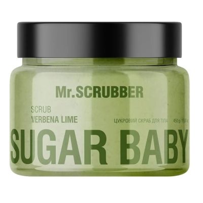 Цукровий скраб для тіла Mr.Scrubber Sugar Baby Verbena Lime 450 г Цукровий скраб для тіла Mr.Scrubber Sugar Baby Verbena Lime 450 г