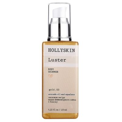 Шиммер HOLLYSKIN Luster Body Shimmer gold03, 125 ml Шиммер HOLLYSKIN Luster Body Shimmer gold03, 125 ml