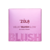 Рум’яна ZOLA Velvet Blush Glow 03 Прохолодна півонія Cool Peony Рум’яна ZOLA Velvet Blush Glow 03 Прохолодна півонія Cool Peony