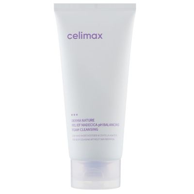 Слабокислотна пінка для чутливої шкіри CELIMAX Relief Madecica pH Balancing Foam 150мл