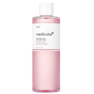 Заспокійливий тонер з полінуклеотидами та центелою Medicube PDRN Pink Cica Soothing Toner, 250 мл Заспокійливий тонер з полінуклеотидами та центелою Medicube PDRN Pink Cica Soothing Toner, 250 мл