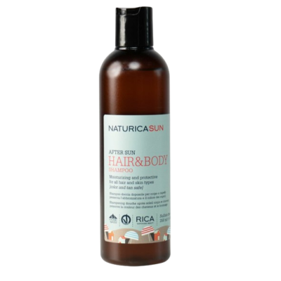 Шампунь для волосся та тіла після засмаги RICA After Sun Hair & Body Shampoo 250 мл Шампунь для волосся та тіла після засмаги RICA After Sun Hair & Body Shampoo 250 мл