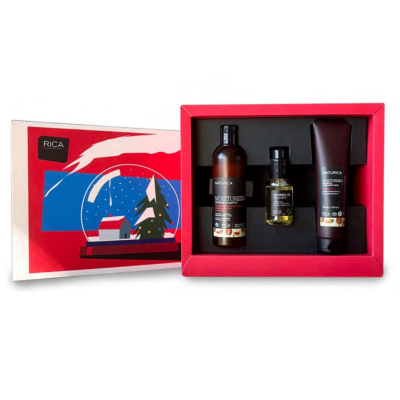 Подарунковий набір зволоження RICA Gift pack Moisturizing Promo Box 250 мл, 150 мл, 50 мл