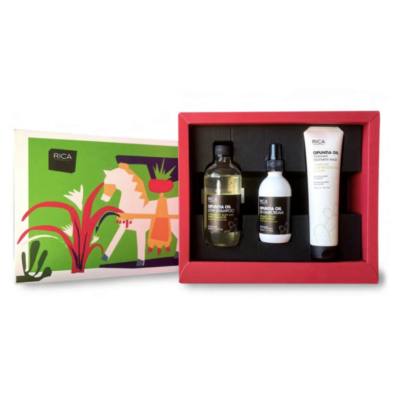 Подарунковий набір засобів для волосся RICA OPUNTIA Gift Pack 250 мл + 200 мл + 150 мл