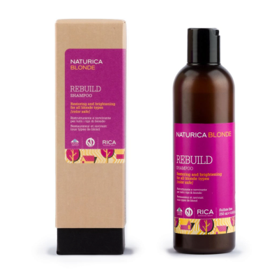 Шампунь для відновлення волосся RICA Rebuild Shampoo 250 ml Шампунь для відновлення волосся RICA Rebuild Shampoo 250 ml